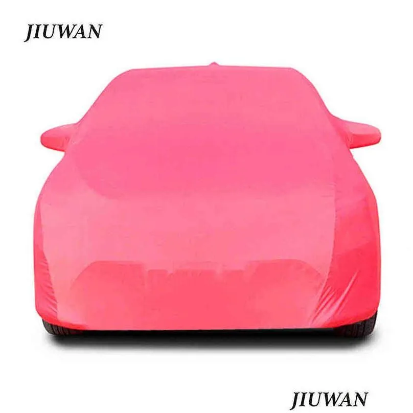 car covers jiuwan stretch customized dustproof antiscratch antiultraviolet sunshade fit for tesla model 3 s x y j220907