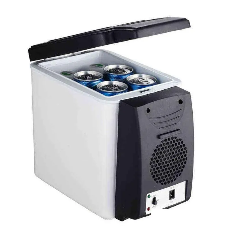 6l mini car fridge cooler warmer 12v compressor fridge 220v travel refrigerator portable electric icebox cooler box auto zer