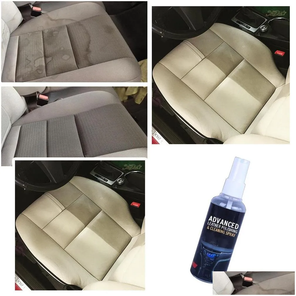 car interior cleaner agent roof fabric flannel leather seat car seat cleaning wax cleaner coating polishing spraying wax leather