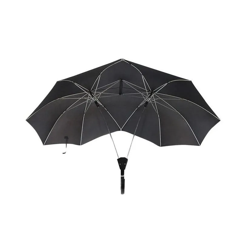 umbrellas creative lovers umbrella double pole top onepiece selfopening antiuv rain windproof couples