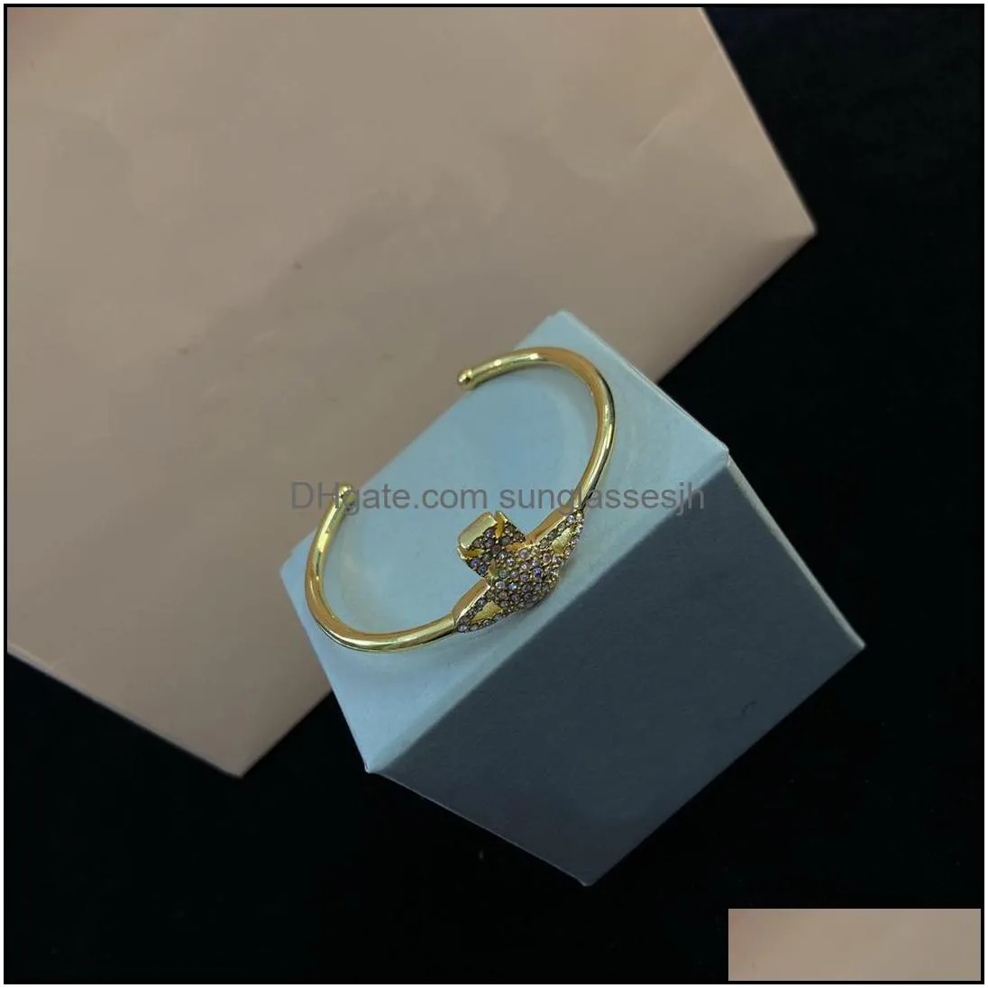 eternal love cuff bangle fashion designed color crystal diamonds planet brass bangles 18k gold plated womens ladies bracelets designer jewelry