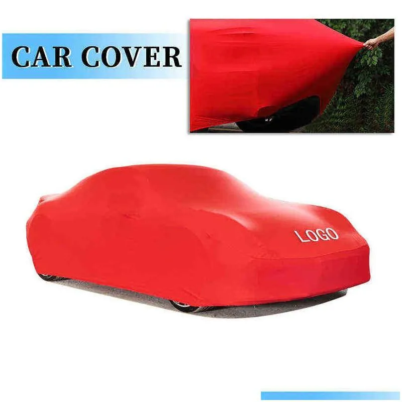 car covers universal stretch car cover sunproof windproof dustproof scratch resistant uv protection for sports car sedan suv beauty styling