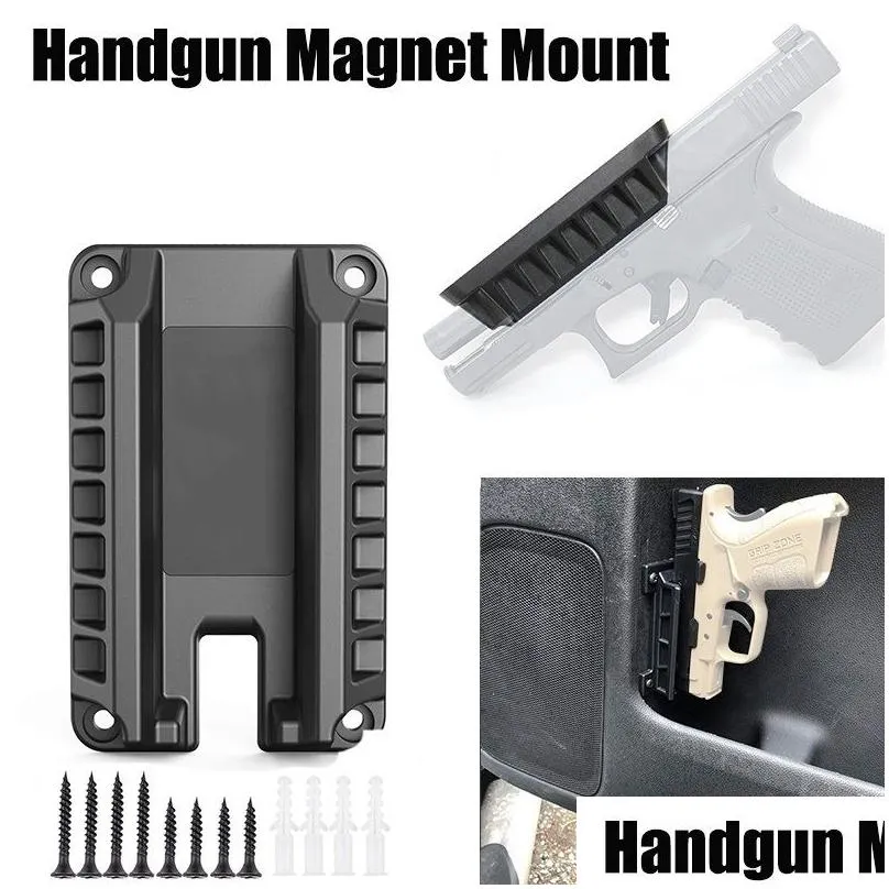 us tactical magnetic gun holster holder gun magnet mount concealed quick draw loaded fits flat top handguns hunting