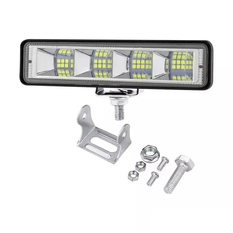 car light 18w led bar 12v flush mount offroad work light pods 4x4 4wd atv truck lamp for auto suv tractor offroad 24