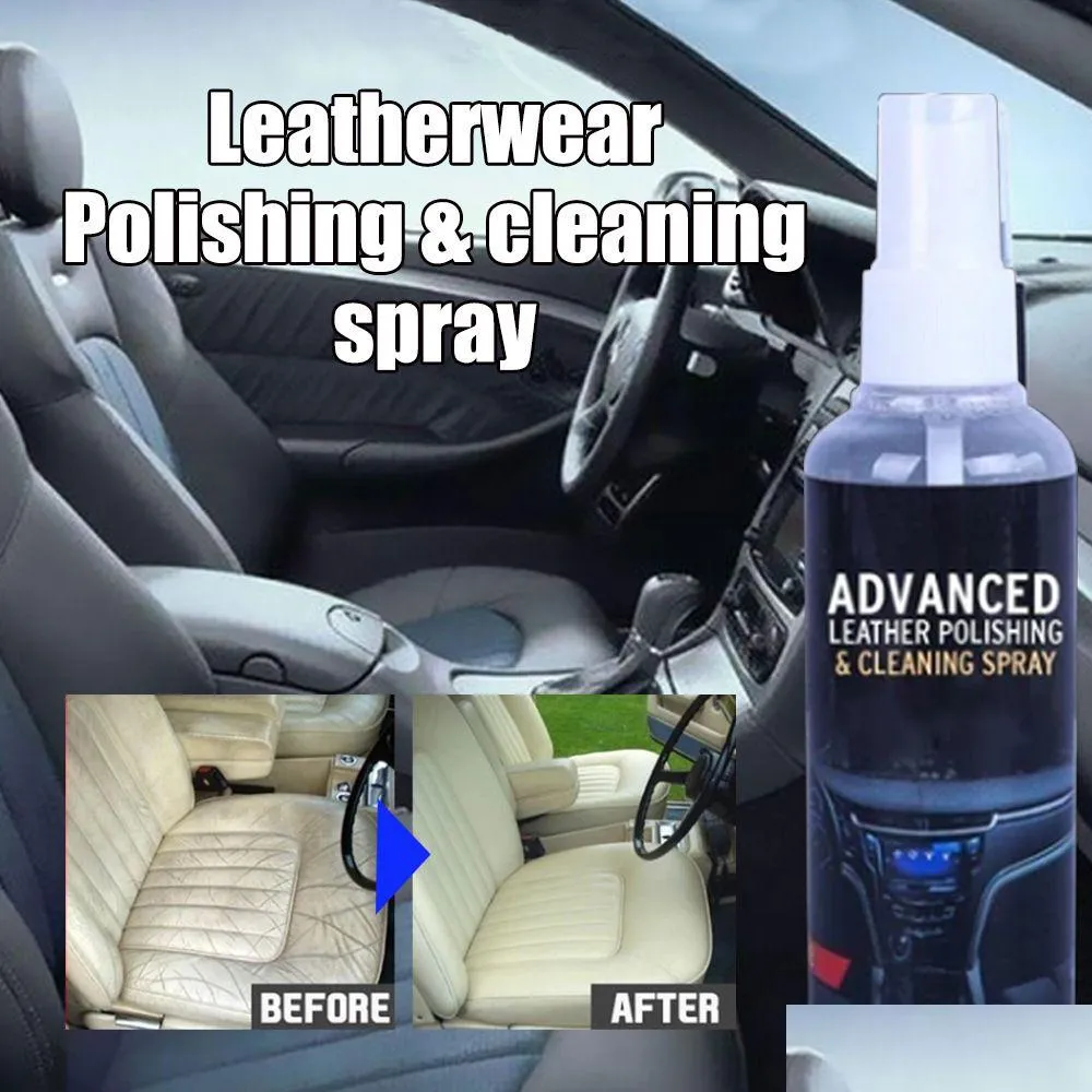 car interior cleaner agent roof fabric flannel leather seat car seat cleaning wax cleaner coating polishing spraying wax leather