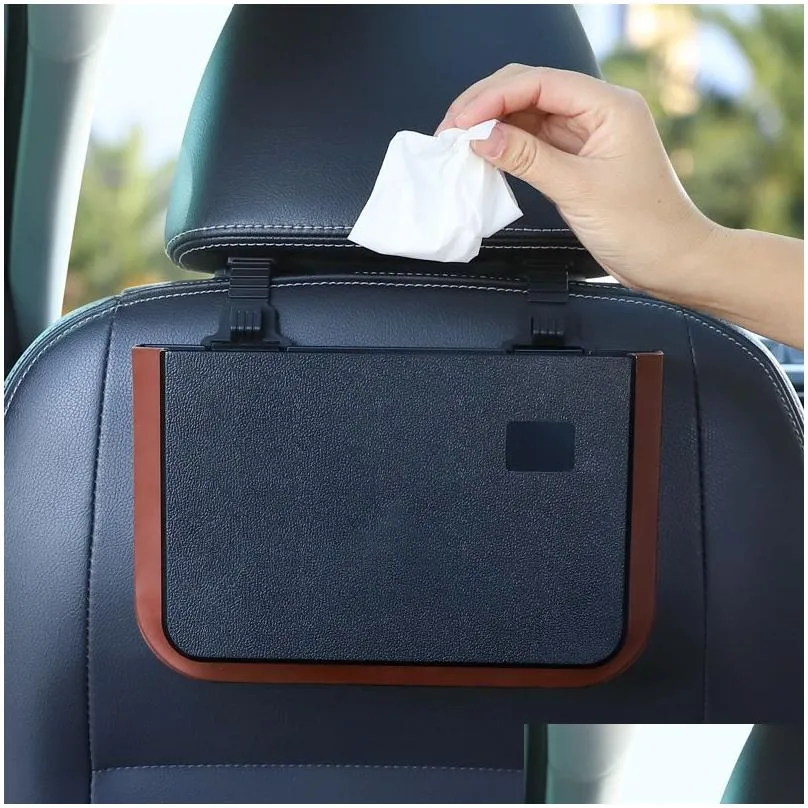 car seat organizer foldable universal car storage bag box backseat cup holder dining table car accessories interior