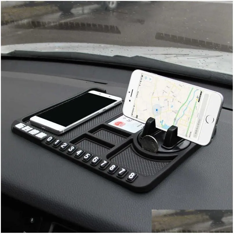 multifunctional car mat auto holder non slip sticky anti slide dash phone mount silicone dashboard car pad mat anti slip mat