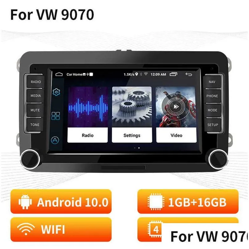 2din android10.0 stereo receiver for vw//golf/passat/touran/skoda/octavia/polo/seat car multimedia player gps carradio