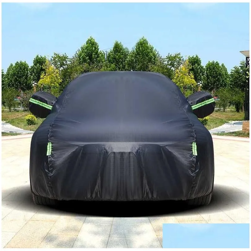 car sunshade waterproof camouflage car covers outdoor sun protection cover for car reflector dust rain snow protective210d oxford clothes