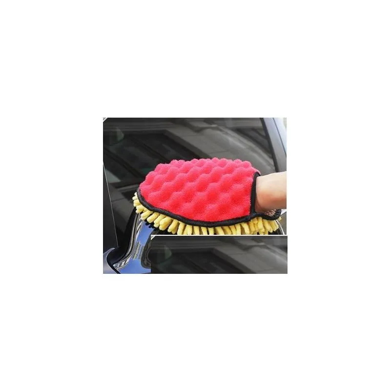 car wash gloves waterproof chenille plush wipe special car beauty duster car wash tool hand wipe cover