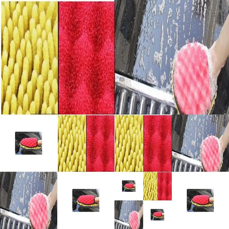 car wash gloves waterproof chenille plush wipe special car beauty duster car wash tool hand wipe cover