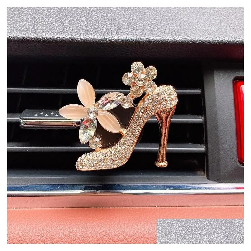 car air freshener perfume accessory with high heels or swan shape elegant freshner easy operation unique fashion for5927001