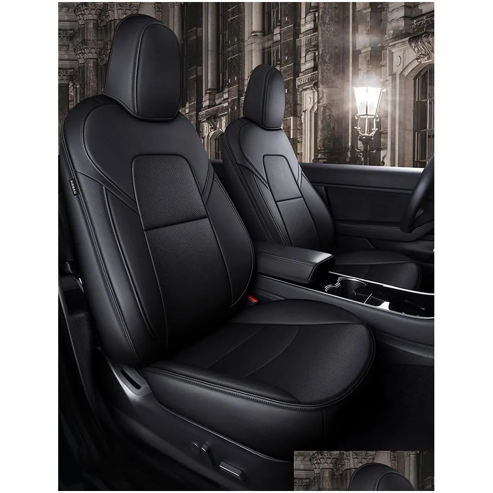 car accessories seat cover for tesla model x high quality leather custom fit 6 seaters cushion 360 degree full covered modelx only made teslamodelx