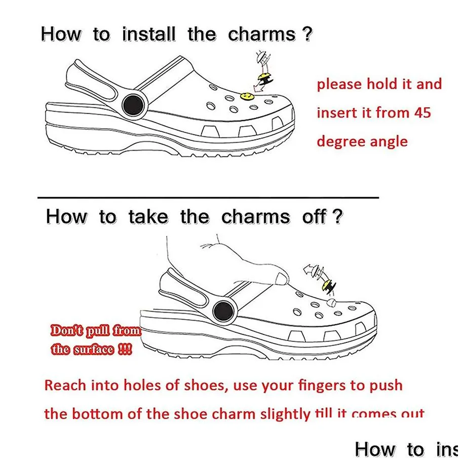 manufacture wholesale make up clog charms fit for women girls adult xmas party favous