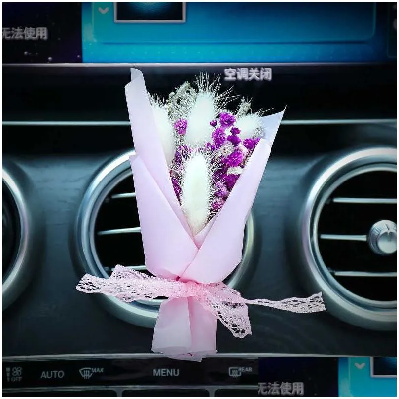 car air outlet air freshener perfume diffuser universal auto dried flower fragrance interior decoration car accessories interior