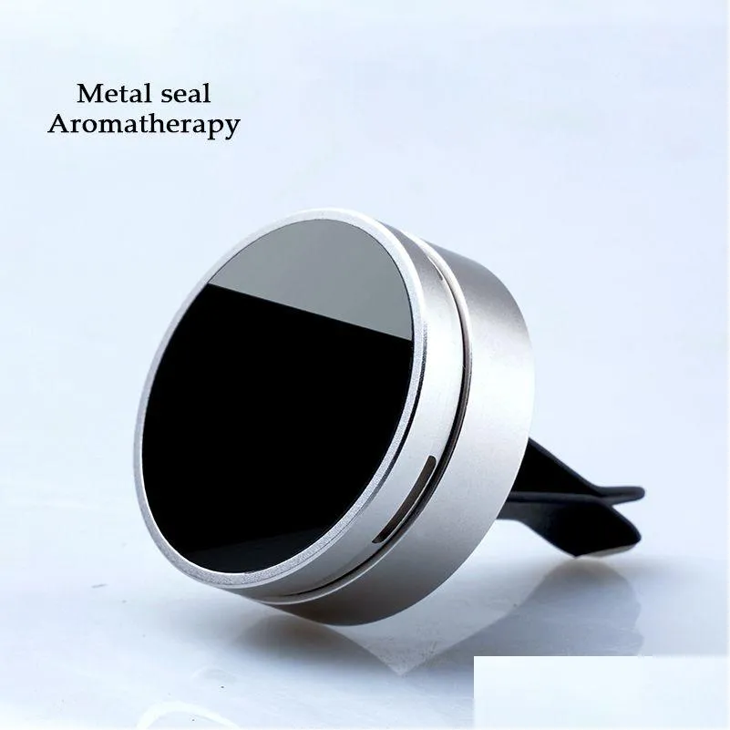 mirror car air freshener aromatherapy instrument aluminum alloy solid car perfume diffuser