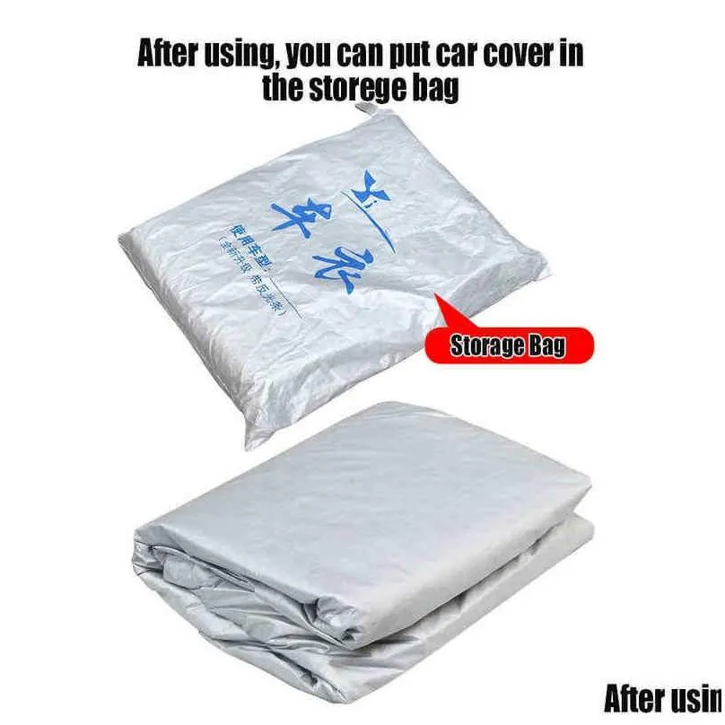 car covers for suzuki swift car cover outdoor sunshade rain snow dust frost uv cover j220907