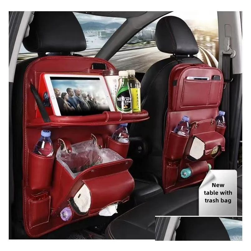 Organizer Auto Accessori Interni Pu Leather Seat Back Storage Hang Bag  Mtifunctional Ipad Mini Holder For Kids Drop Delivery M Dhl1T Da 16,39 €