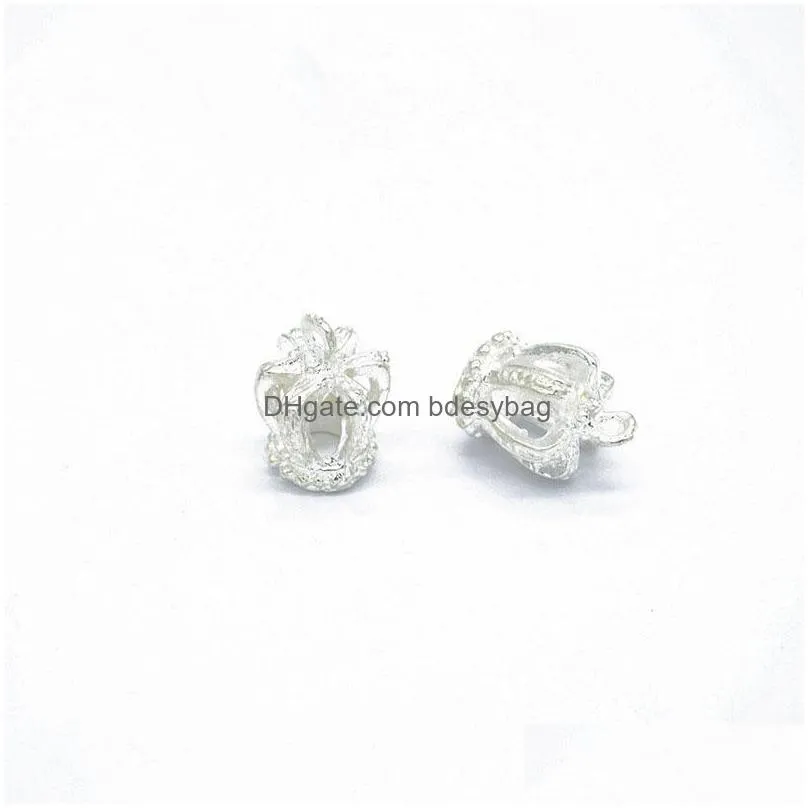 bulk lot 200 pcs crown charms pendant 3d with outstanding detail 15x13mm good for diy craft