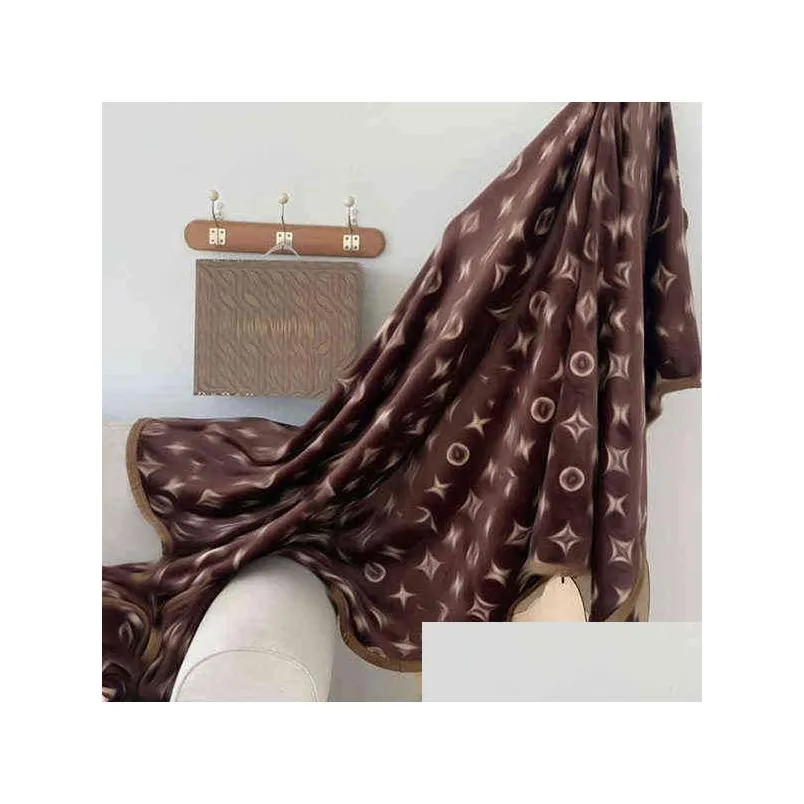 150x200cm soft designer pile blanket fashion throws blankets sofa bed plane travel plaids towel luxury gift for kid adult