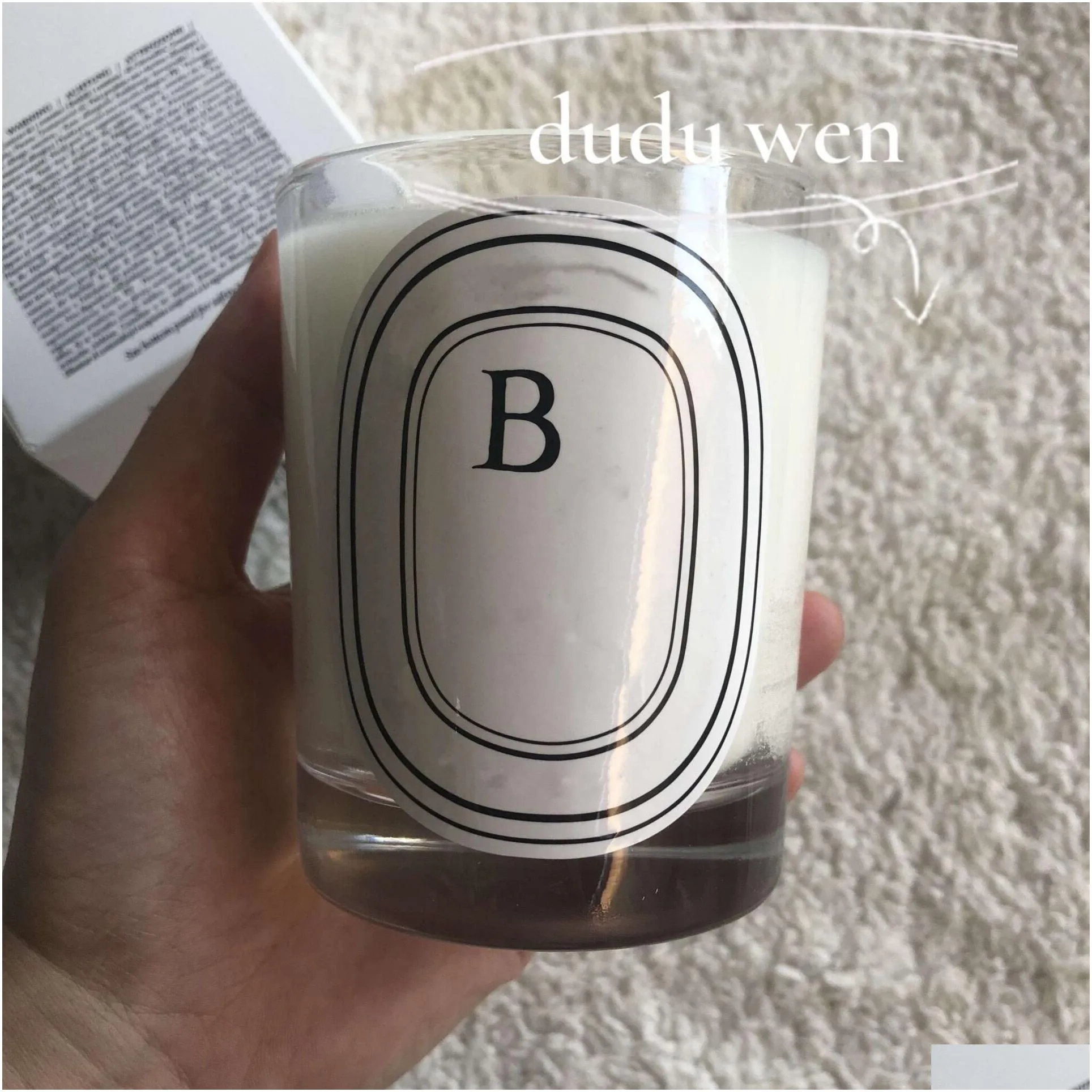 190g scented candle including box dip colllection bougie parfumee home decoration collection item