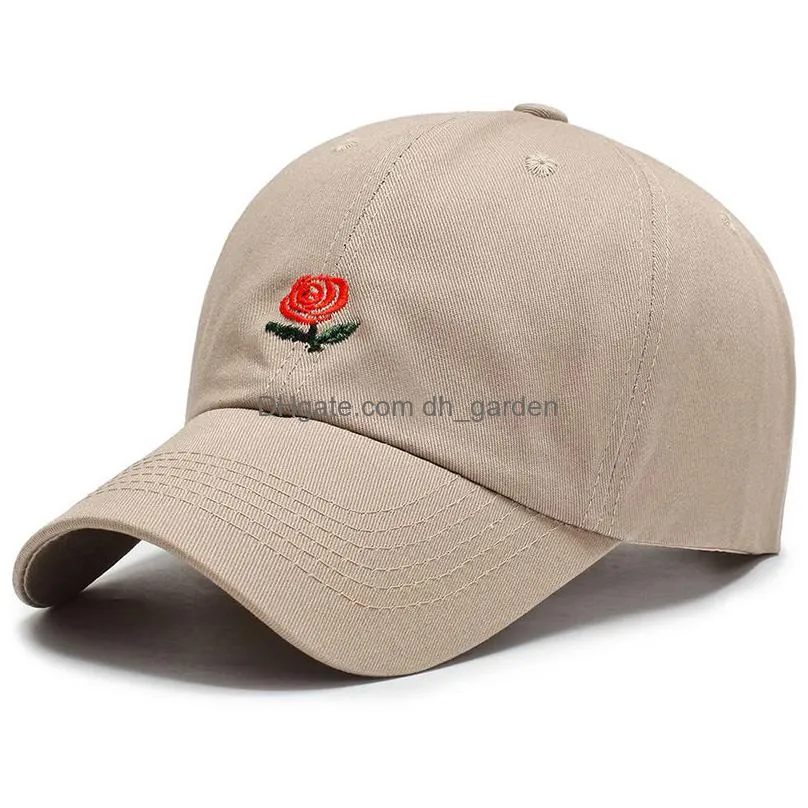 man embroidered flower denim caps fashion topee dad hats baseball friends hip hop cap beach hat summer women