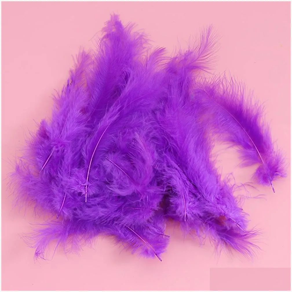 100pcs/pack colorful duck feathers for transparent balls beautiful party ornaments christmas wedding party year decor craft