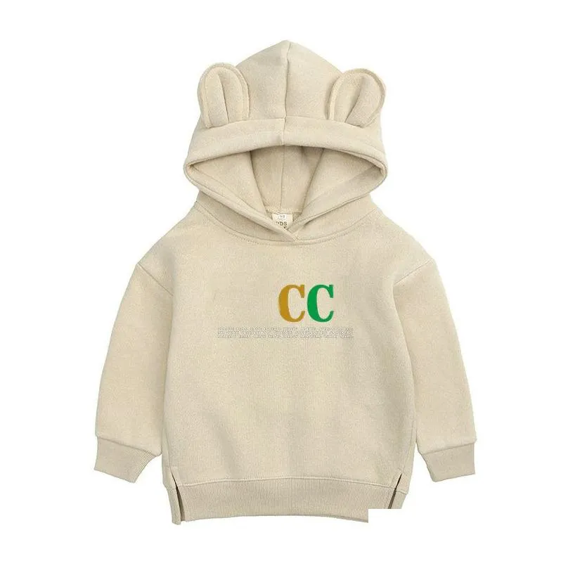 hot ins velvet thickening kids hoodie children sets baby boys girls autumn and winter outing service newbom sportswear 04years