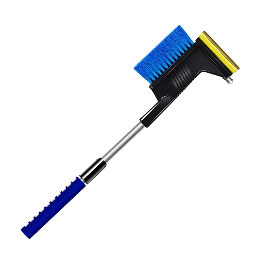 3in1 multifunction long handle car ice scraper snow shovel brush winter car window windscreen snow removal car care