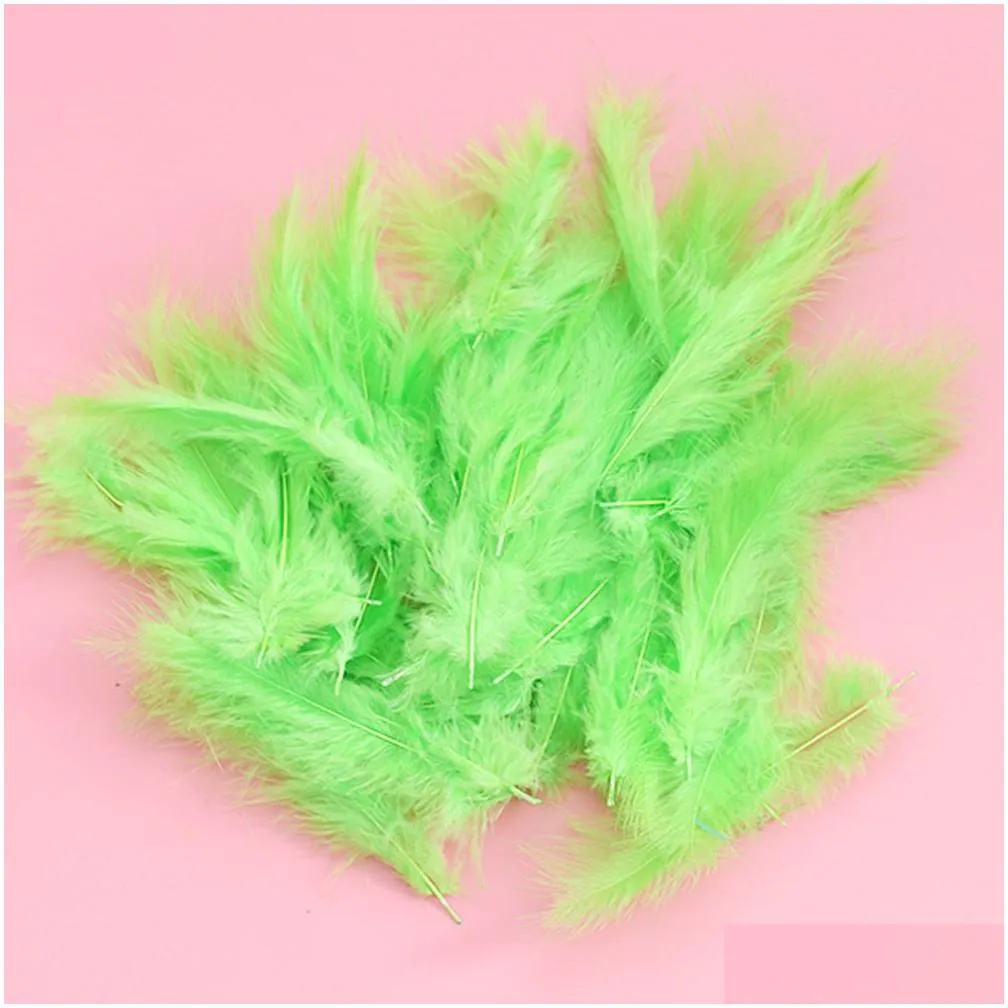 100pcs/pack colorful duck feathers for transparent balls beautiful party ornaments christmas wedding party year decor craft