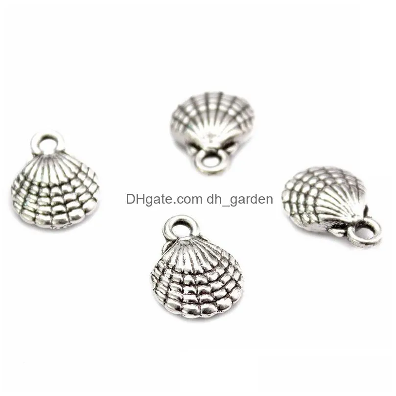 ocean small cute animal conch shell starfish pendants charms for jewelry making retro accessories cheap items diy fashion jewelry