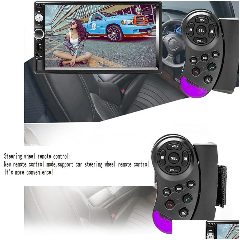  2 din portable dvd player car dvd 7 hd autoradio multimedia player 2din touch screen auto car stereo mp5 bluetooth usb tf fm