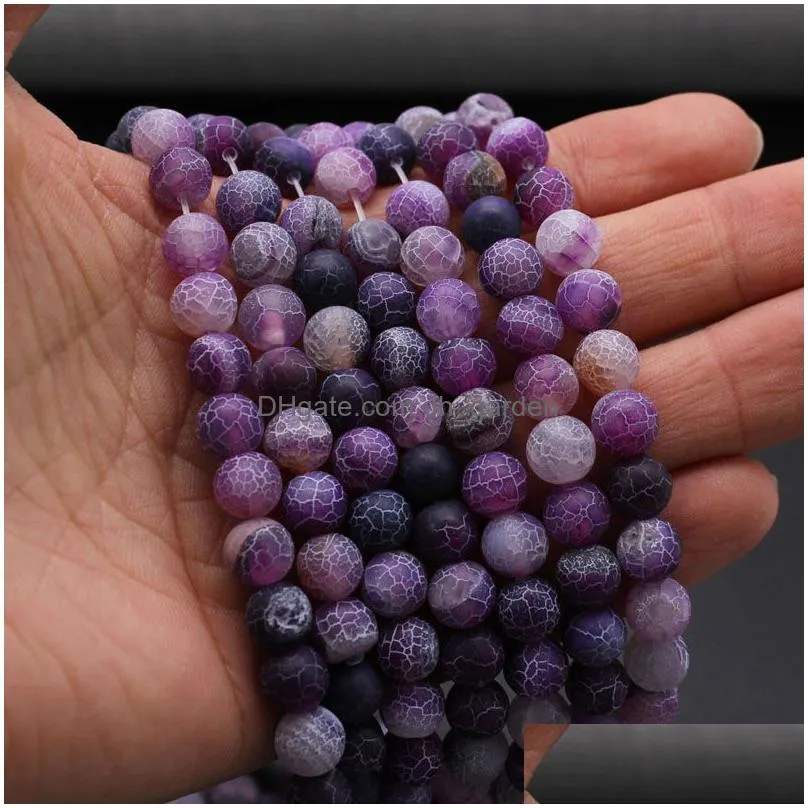 new fashion purple agate stone loose beads pick size 4.6.8.10 mm high quality strand bead natural stone charms handmade diy stretch