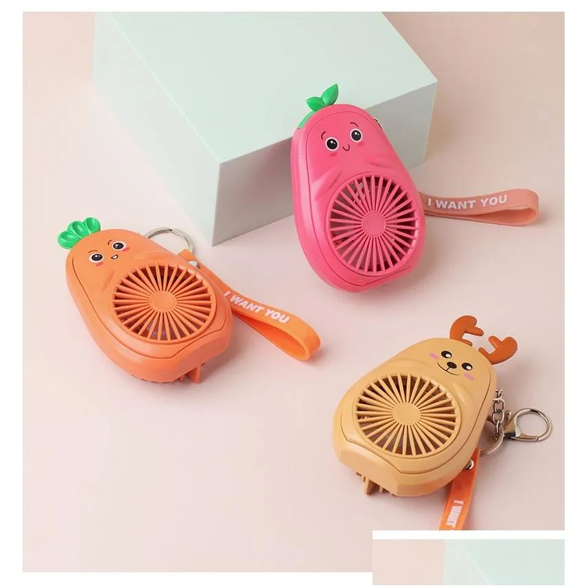 mini fan usb rechargeable portable hand fan lazy temporary travel shopping cooling air cooler with key chain