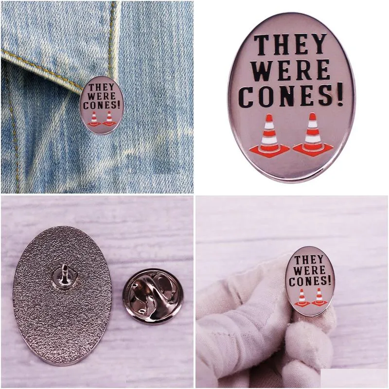 they were cones pin cute anime movies games hard enamel pins collect metal cartoon brooch backpack hat bag collar lapel badges