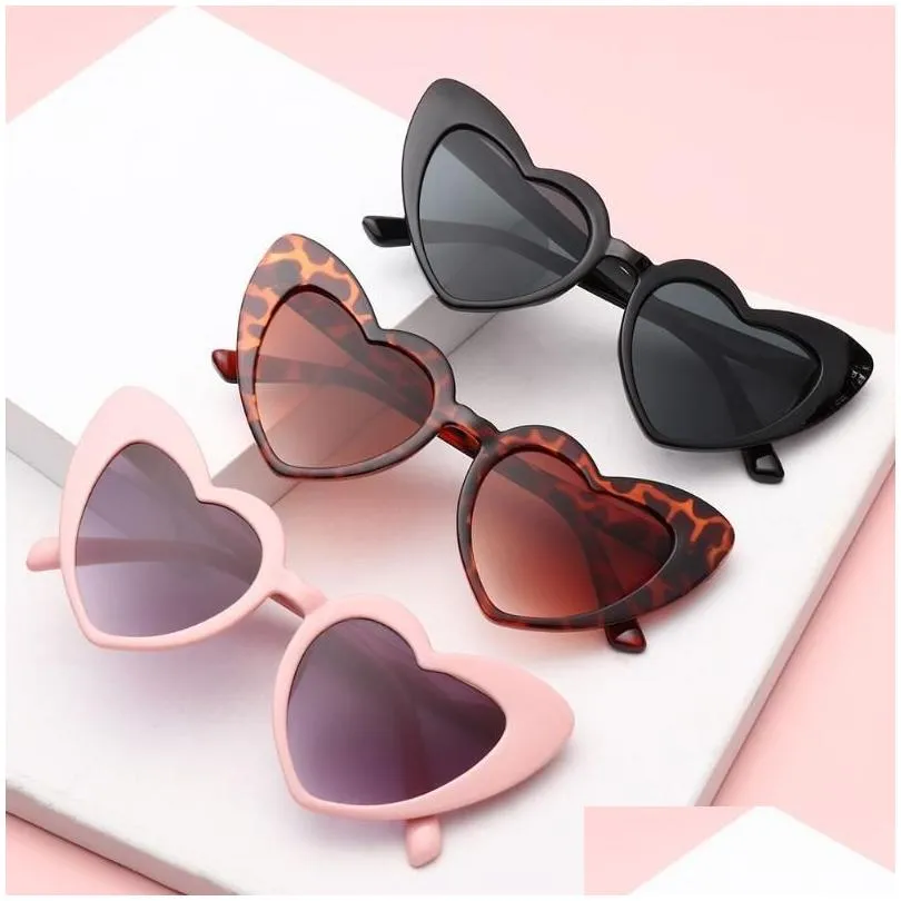 sunglasses heart shaped for women fashion love uv400 protection eyewearsunglasses