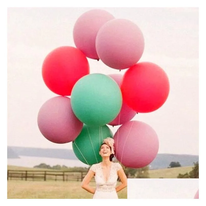 party supplies 36inch latex large balloons pastel candy balloon baby shower decor birthday party decoration kid gift wedding