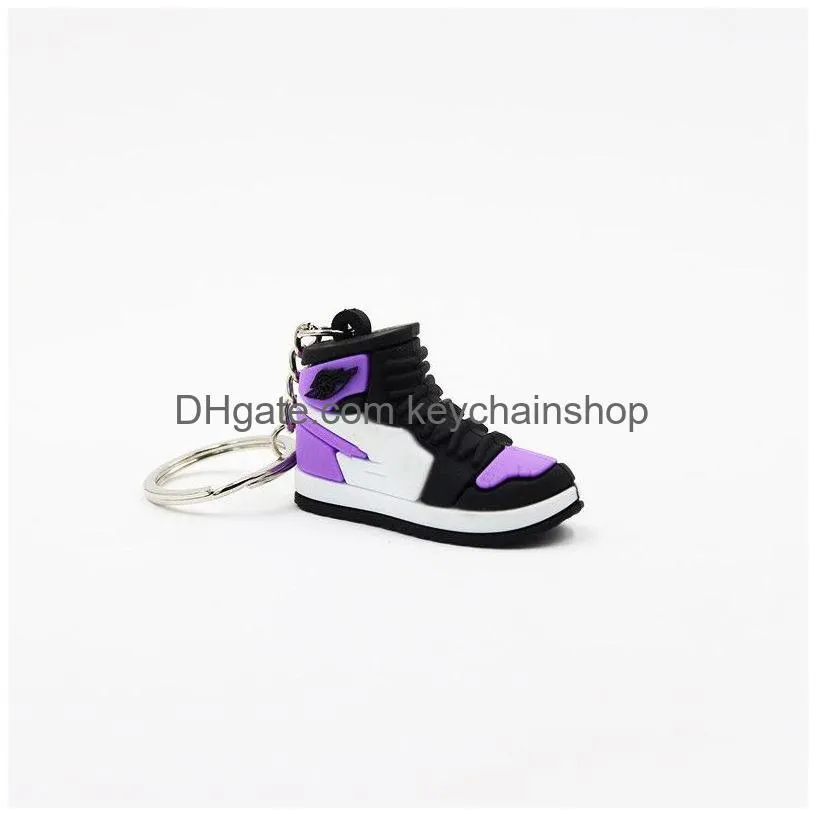 designer sneaker keychain party gift 3d sports shoes key chain fashion cute schoolbag car pendant 8 styles suitable for boys girls birthday