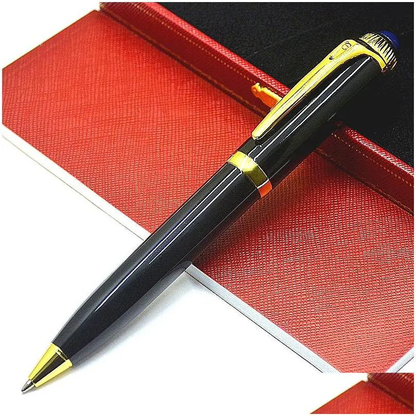 luxury christmas gift pen carts branding metal ballpoint pen office writing ball pens can select with man shirt cufflinks and original box