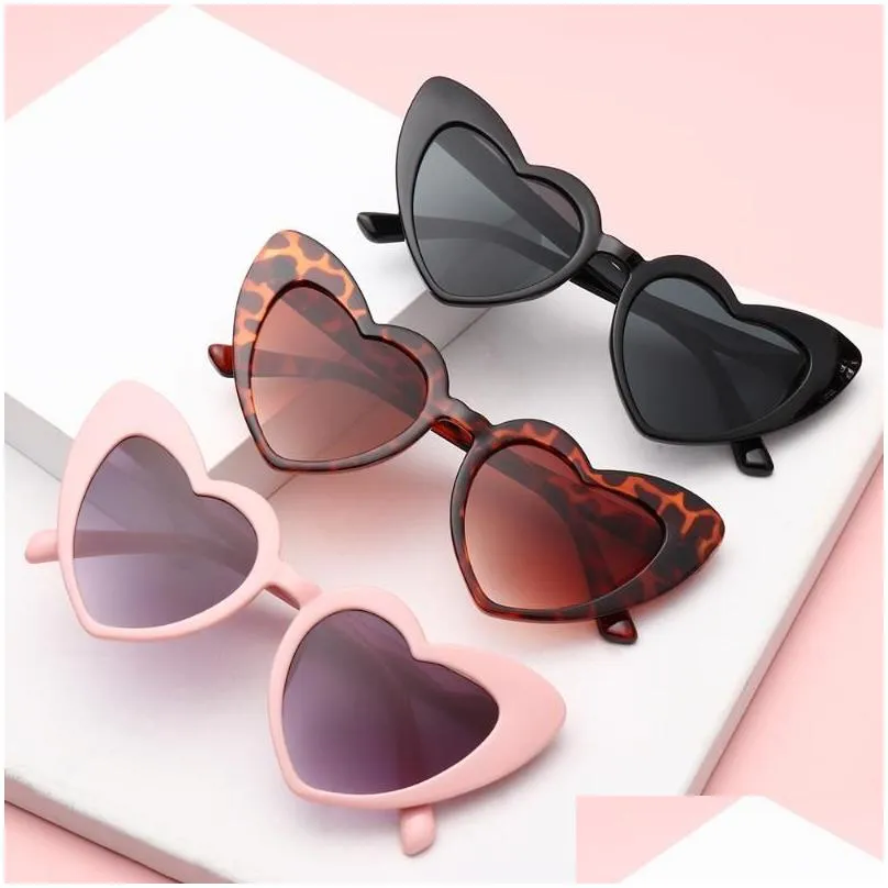 sunglasses heart shaped for women fashion love uv400 protection eyewearsunglasses