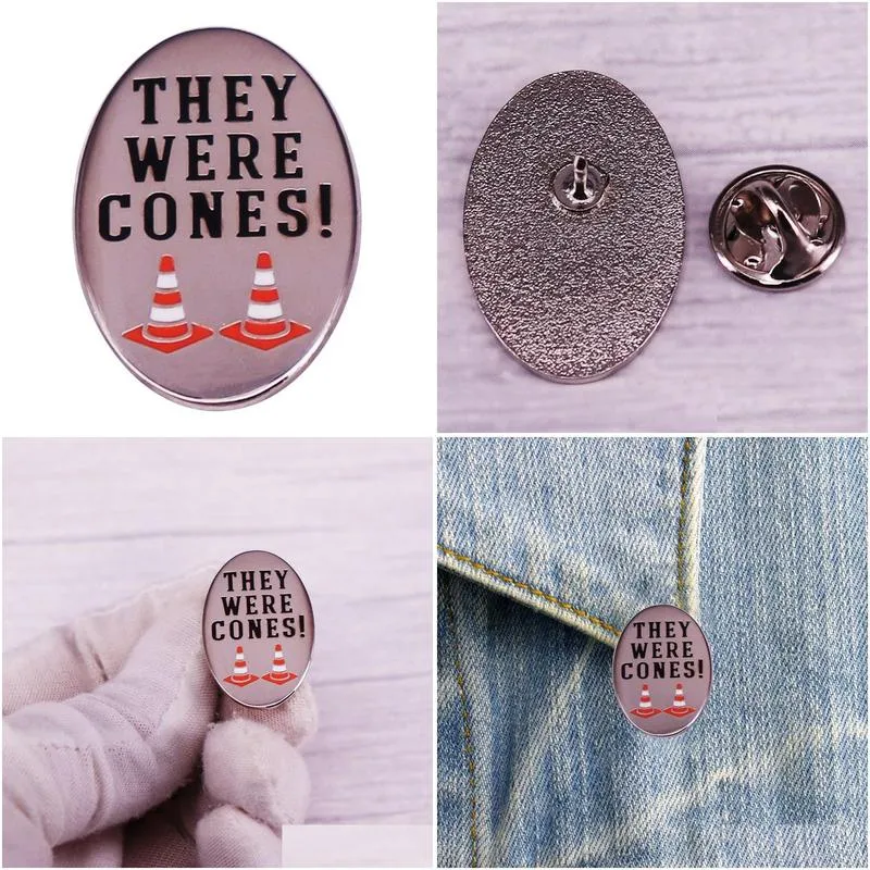 they were cones pin cute anime movies games hard enamel pins collect metal cartoon brooch backpack hat bag collar lapel badges