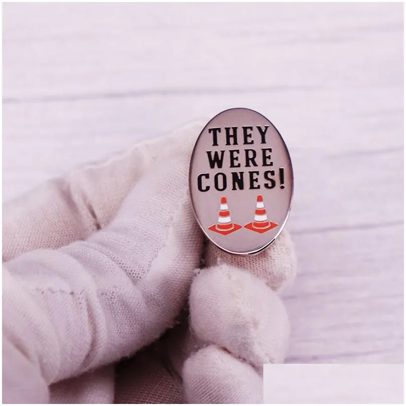 they were cones pin cute anime movies games hard enamel pins collect metal cartoon brooch backpack hat bag collar lapel badges