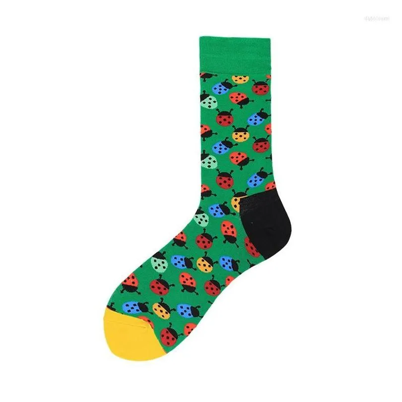 mens socks men cotton funny crew cartoon animal sheep parrot women novelty gift skateboard casual crazy