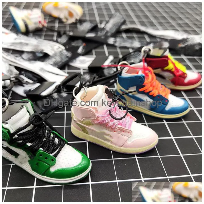 brand sport shoe model key chain party basketball shoes woven belt keychain trend handmade pendant