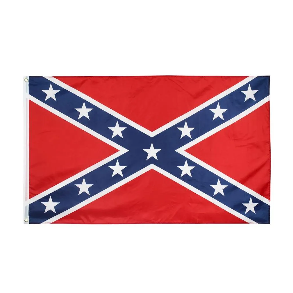 direct factory wholesale 3x5fts rebel confederate flag dixie south alliance civil war american historic banner 90x150cm
