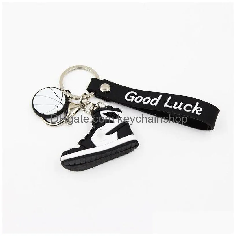 designer sneaker keychain party gift sports shoes key chain 3d cute bag car pendant birthday gifts 8 styles