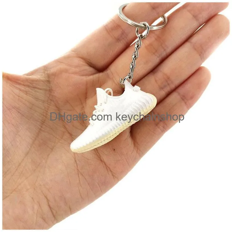 brand sport shoe keychain fashion party sneaker key chain color creative pendant 3d key ring