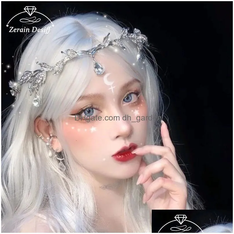wedding hair jewelry fashionable elf crown the eyebrows the heart the ethnic style the forehead the oriental gentle and elegant hair band