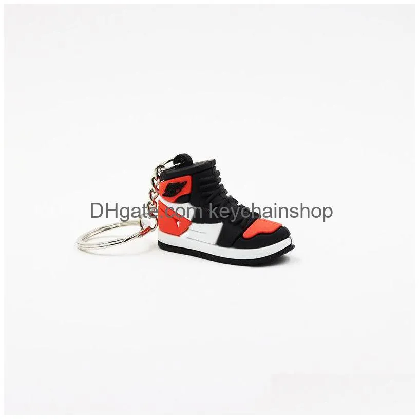 designer sneaker keychain party gift 3d sports shoes key chain fashion cute schoolbag car pendant 8 styles suitable for boys girls birthday