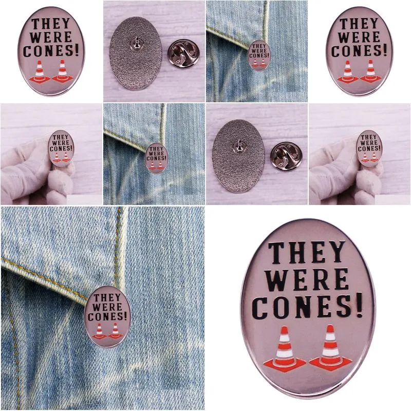 they were cones pin cute anime movies games hard enamel pins collect metal cartoon brooch backpack hat bag collar lapel badges